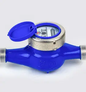 Semi Liquid Sealed Cold Water Meter DN15 DN20 DN25 DN32 DN40 DN50 DN65 Screw Connection Cast Iron Or Brass Body With R80