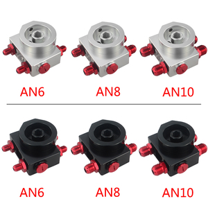 PQY-adaptateur Sandwich de filtre à huile avec bloc à distance de filtre à huile avec thermostat 1xAN8 4xAN 6/AN8/AN10 - Product Image 3
