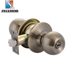 Serrure de porte à bouton en acier inoxydable, verrou de sécurité à grand prix - Product Image 2