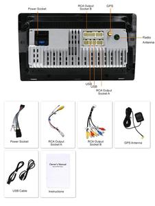 HINZ 유니버설 안드로이드 9.1 10.1 인치 HD 풀 터치 스크린 1024*600 안드로이드 자동차 스테레오 플레이어 2 딘 자동차 라디오 - Product Image 6