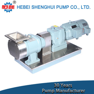 Hengbiao 3RP engranaje interno SS304 grado alimentario fijo lóbulo rotatorio sanitaria pastel bomba de transferencia - Product Image 1
