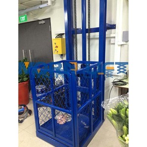 Disesuaikan kapasitas beban 300kg <span class=keywords><strong>Lift</strong></span> kargo vertikal hidrolik untuk hotel dan toko cetak - Product Image 3