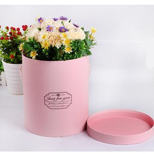 Scatola per Fiori di Lusso Portatile, Nuovo Design Personalizzato di Alta Qualità per Confezioni Regalo, Scatola Rotonda per Imballaggio Fiori - Product Image 4
