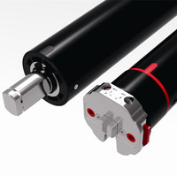 Moteur tubulaire pour store enrouleur KECO Automation KT35-10/17-S avec fin de course mécanique standard et commande par interrupteur haute tension