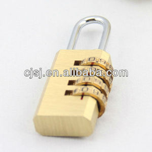 Serrure en laiton valise ch-04k 2014 coeur de la mode en laiton plaqué key code de mode style verrouillage par code numérique - Product Image 3