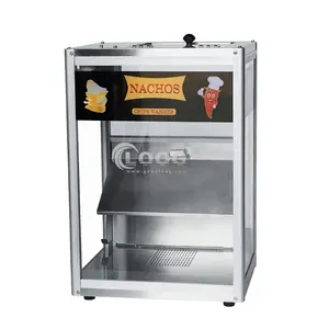 Estação de nacho de aço inoxidável de fábrica, equipamento de cozinha aquecimento 220v → os mais quente