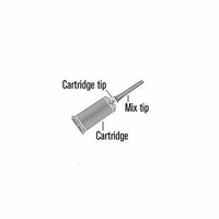 Cartouche seringue double, composant PP 50ml 1:1 2:1 4:1, distribution, colle AB, tube, mélangeur set complet, fiable, pratique,