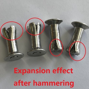 Utilisez Southco Hammer Rivets à entraînement à tête fraisée antivol faciles à installer pour les gros travaux Petits travaux entre 1/4*3/4 - Product Image 5