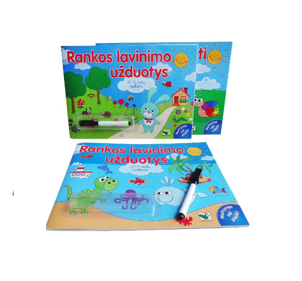 Best Selling Wipe and Clean Book for Kids Learning Cheap School Exercise Book with Marker Pen Instant Response and Fast Delivery