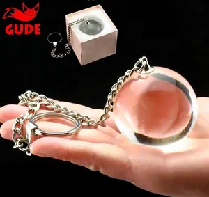 6 Size Glass Anal Bead Vaginal Ballとクリスタル膣エクササイズボールCouples Glass Butt Plug Love BallもHypnotic ba