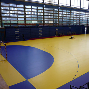 ZSFloor de enclavamiento elástico plano PP mat para Cancha de balonmano portátil suelo balonmano piso - Product Image 2