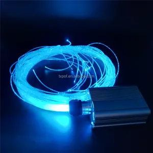 뜨거운 판매 16W RGBW LED 광섬유 스타 천장 조명 키트 240pcs 2M 0.75mm 광섬유 조명