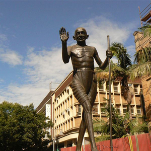 Moderno jardín de esculturas estatua arte del metal India bronce mahatma <span class=keywords><strong>gandhi</strong></span> - Product Image 4