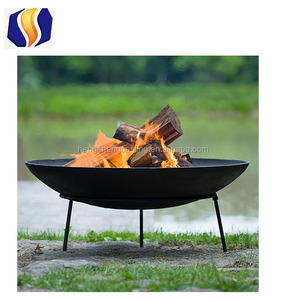 Outdoor Cast Iron Fireplace &amp; BBQ Wood <strong>Fire</strong> <strong>Pit</strong> <strong>Round</strong> Iron <strong>Table</strong> for Indoor &amp; Outdoor Cooking - Product Image 3