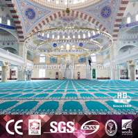 Tapis mural en rouleau Wilton de différentes couleurs pour mosquée, salle de prière, NOUVEAU design de tapis de prière