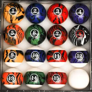 High Quality Marble 2-1/4 "Poly Billiard Ball TB-016