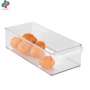 ZNF00012 Large Clear Food Container Drawer Kitchen Pantry Storage Organizer