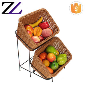 <span class=keywords><strong>Canasta</strong></span> Elevadora de Pan de 3 Niveles para Exhibición de Alimentos y Postres, Equipo de <span class=keywords><strong>Cafetería</strong></span> Usado para Catering de Buffet, Fiesta de Navidad, Guangzhou 2018 - Product Image 5