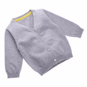 Gris claro bebés suéter diseño muchachos moda cardigan - Product Image 3
