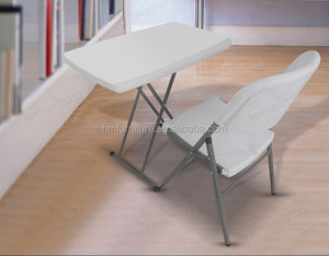 Thiết kế hiện đại có thể điều chỉnh chiều cao gấp bảng sử dụng cá nhân nhựa đồ nội thất nhà cho phòng ăn kho và công viên - Product Image 6