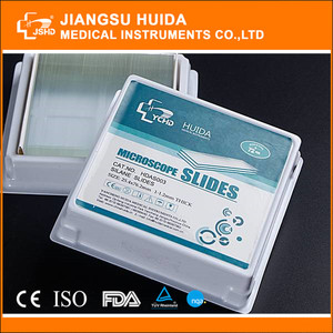 Venta caliente de vidrio estándar HDA hospital preparado Portaobjetos de vidrio de <span class=keywords><strong>Silano</strong></span> - Product Image 1
