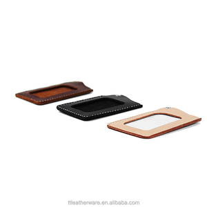 Hotel Proximity ID Card Access Case Cow Leather Holder - Product Image 2
