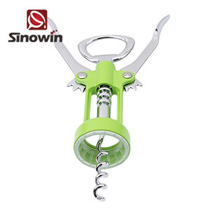 <span class=keywords><strong>Tire</strong></span>-<span class=keywords><strong>bouchon</strong></span> à vin portable tout-en-un en alliage de zinc à ailettes pour la maison et la cuisine - Product Image 5