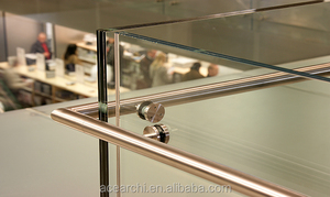 Diseño moderno Inox balcón barandilla de vidrio de acero inoxidable Pilar - Product Image 2