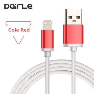 Nueva producción 2017 custom cargador cable de nylon trenzado cable micro usb para el iphone 6 6 <span class=keywords><strong>s</strong></span> - Product Image 1