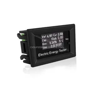 Voltmètre de courant numérique à écran LCD, testeur d'énergie, 100V, 15A