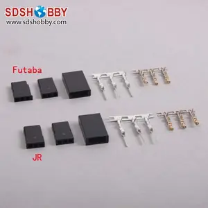 Set de connecteurs et prises de batterie Servo Type Futaba/ JR, connecteurs mâle et femelle, 3 broches, à monter soi-même, 100 pièces