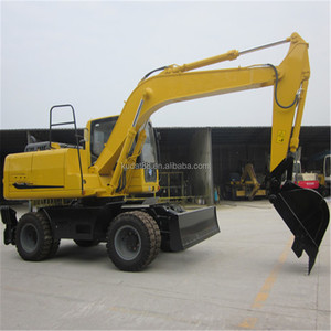 12 Ton ruota escavatore WYL135 con 0.5 m3 secchio lungo braccio e motore Yuchai KYB cilindro idraulico 1 anno di garanzia - Product Image 3