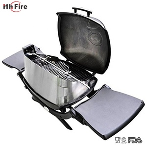 Giratorio inalámbrico <span class=keywords><strong>Dual</strong></span> Post abrir fuego escupir asador Kit con 38 pulgadas escupir Rod - Product Image 3