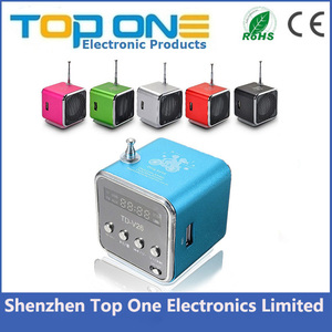 Caliente venta barato super bass subwoofer portátil mini altavoz cubo con radio fm - Product Image 3