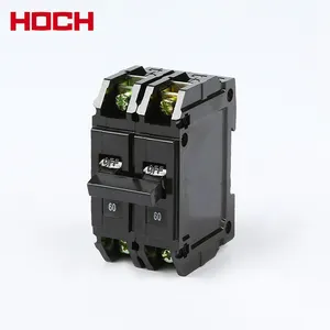 HOCH DZ12 serisi 6A 10A 16A 20A 25A 2P 3P 4P dağıtım kutusu konektörü elektrik dc minyatür devre kesici mcb