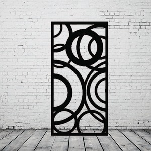 Outdoor Powder Coated Laser Cut Aluminum Metal Panel Balcony <strong>Divider</strong> <strong>Screen</strong> - Product Image 2