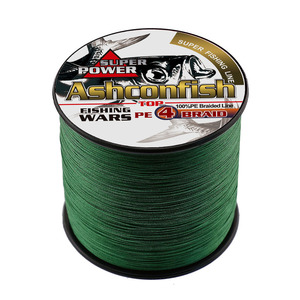 Línea de Pesca Trenzada de Agua Salada de 4 Hebras y 300m, Súper Resistente para Lanzamientos Largos, Venta al por Mayor - Product Image 3