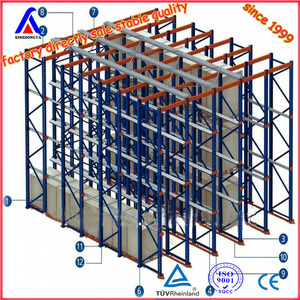 Chambre froide de stockage FILO, rayonnage métallique robuste pour entrepôt, à entrée directe - Product Image 3
