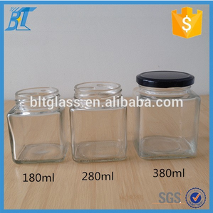 500ml 730ml Rectangle <strong>Empty</strong> Glass Food <strong>Jar</strong> Glass <strong>Jar</strong> for <strong>Sweet</strong> Cookies Chocolate - Product Image 4