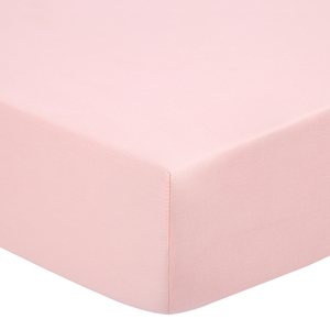 100% algodón de color rosa bebé <span class=keywords><strong>cuna</strong></span> hoja de cama de algodón - Product Image 2