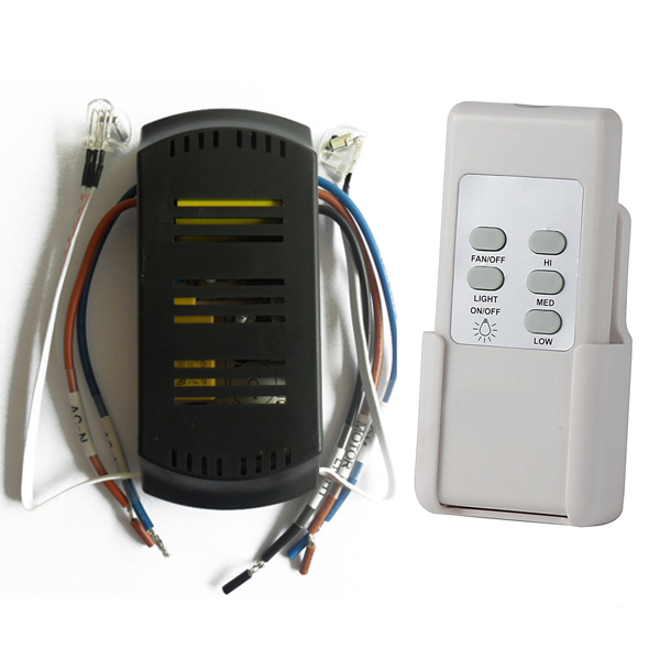 Потолочный вентилятор и пульт дистанционного управления ИК прямоугольный приемник