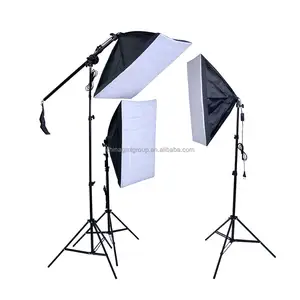 Kit de iluminação para softbox, kit fotográfico de estúdio, com speedlight, para tiro, softbox