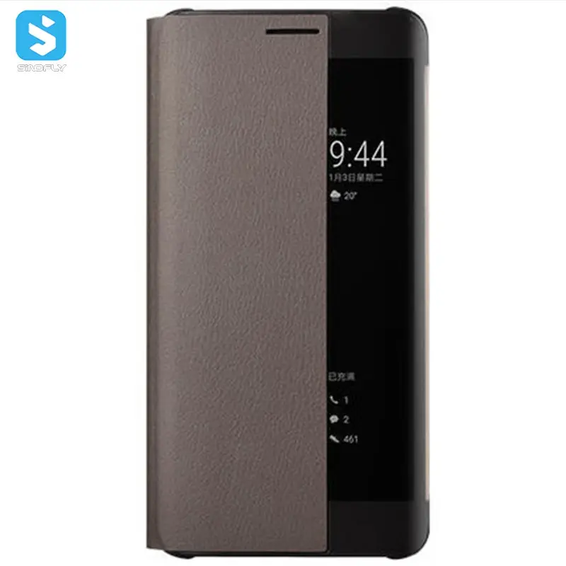 High Quality Classic Flip Smart Leather Cover Case Phone Bag for Huawei Mate 10