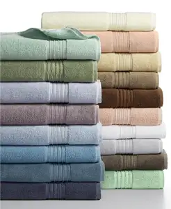 香格里拉酒店 100% 棉毛圈布豪华毛巾为家庭和酒店设置, 定制提花浴巾套装