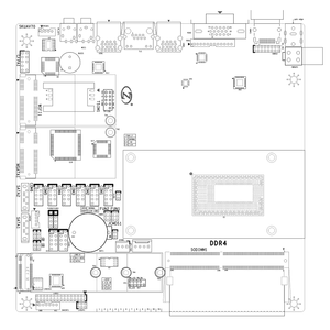 Intel li Service Self Terminal Motherboard WiFi mSATA TSIM M.2 Steckplätze DDR4-Speicher Intel-Chipsatz SATA-Festplatte Single Integrated - Product Image 1