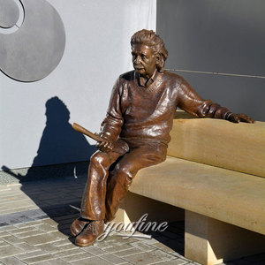 Tùy Chỉnh Nổi Tiếng Đánh Dấu <span class=keywords><strong>Twain</strong></span> Ngồi Bronze Bức Tượng Điêu Khắc - Product Image 5