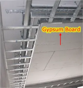 Gypsum boards paperbacked 1220 2440mm common plasterboard gypsum ceiling board sheetrock drywall 1220*2440mm