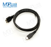 Kabel Data Pengisian Cepat 1M USB Type-C ke Micro B, Kabel USB 3.1 Type-C Male ke USB 3.0 Micro B Male untuk Hard Drive