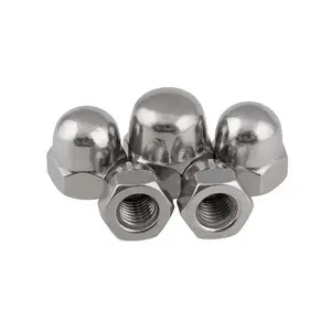 Stainless Steel Hex Head 돔 캡 Nut Free Sample 를 표시