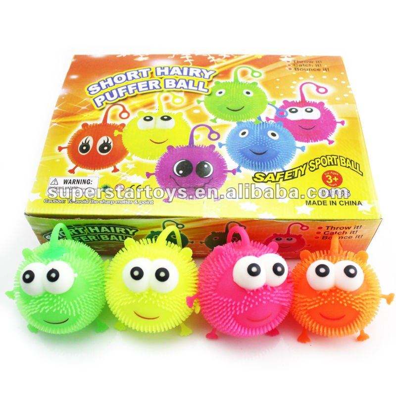 YOYO Squeeze Puffer Ball with Big Eyes Cute TPR Toy